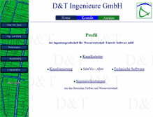 Tablet Screenshot of dt-ingenieure.de